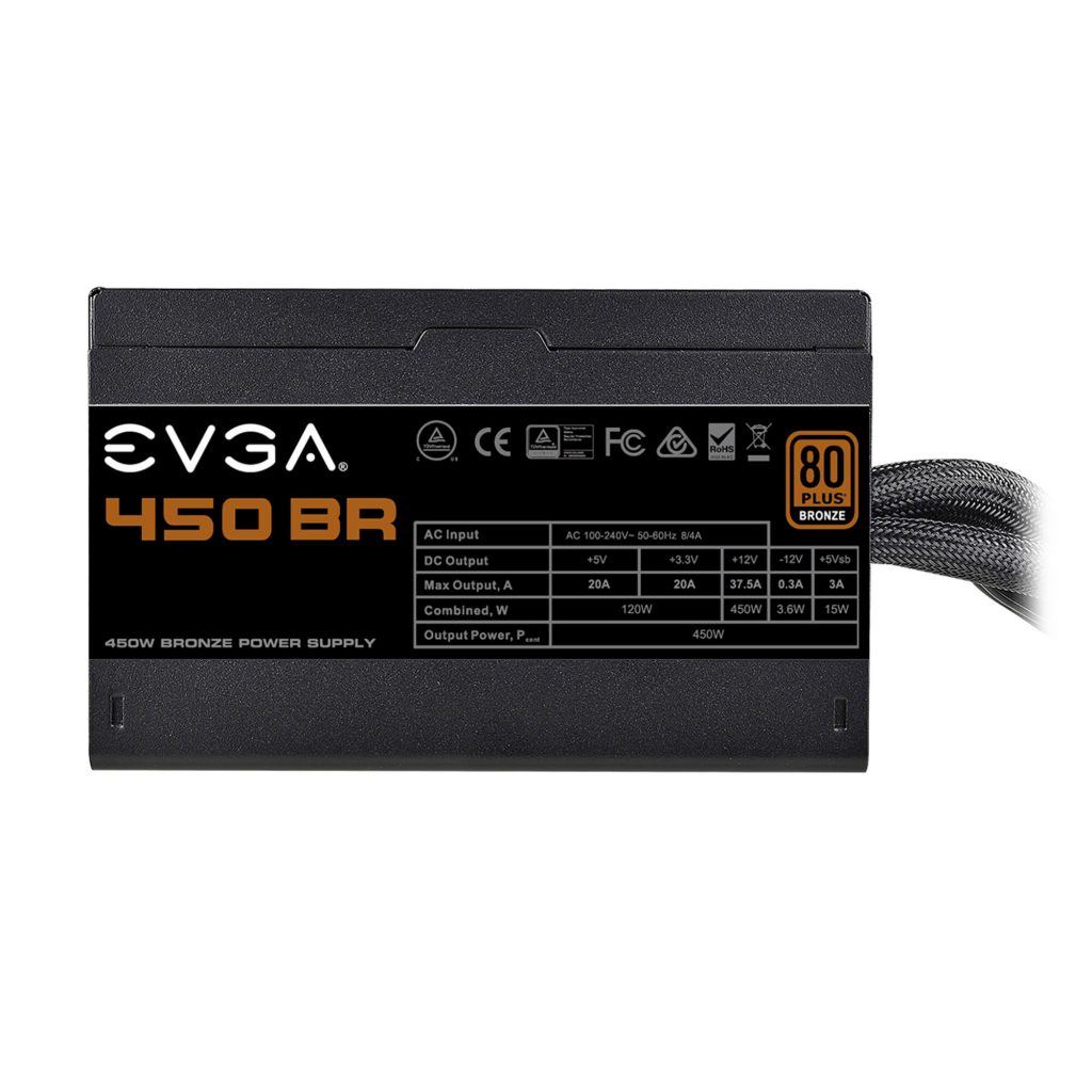 Power Supply – EVGA BR 450W 80+ Bronze